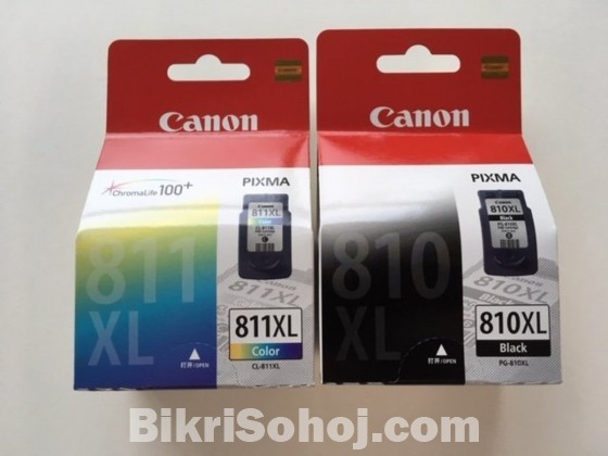 Canon Combo Pg 810 XL and Cl 811 XL Ink Cartridge Set of 2